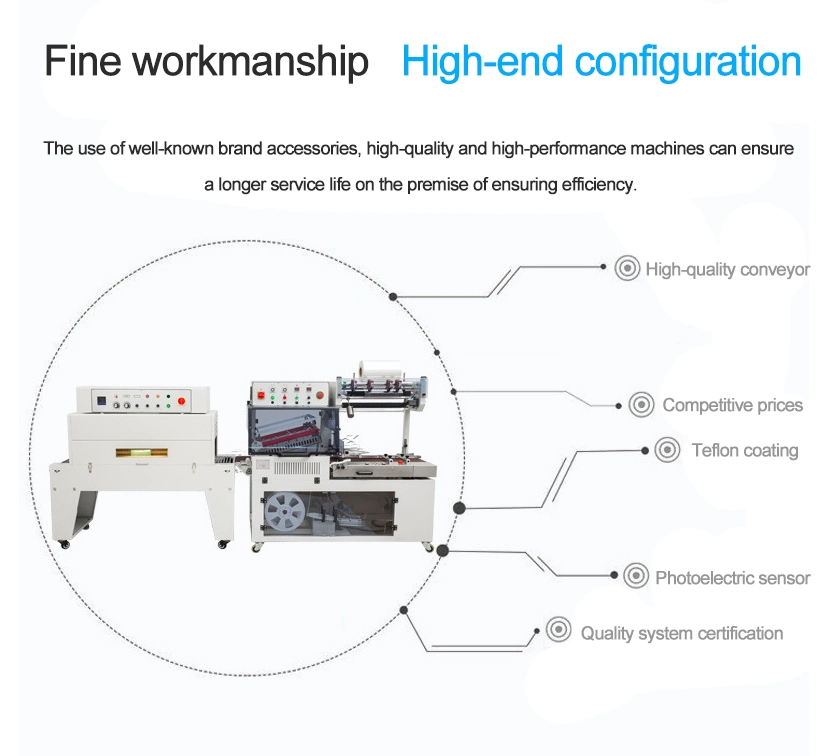 PE Film Shrink Tunnel Packaging Machine Automatic Steam Heating Shrink Tunnel or Oven/ Shrink Wrapping Machine